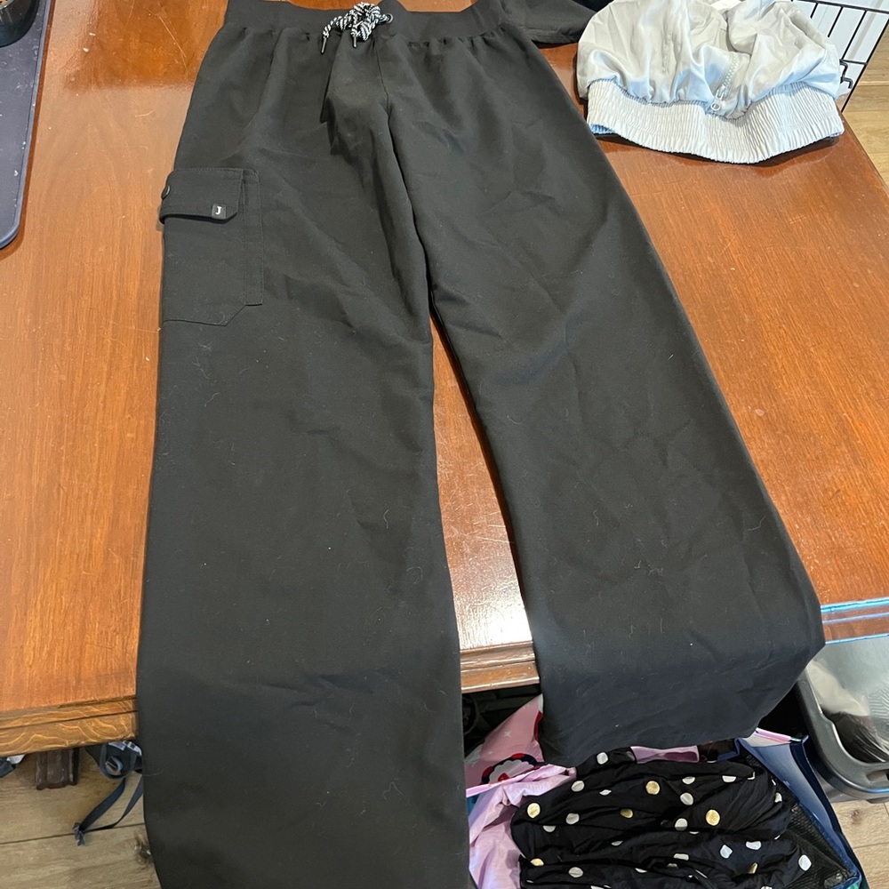 Jaanuu Black Boot Cut Flare Pants